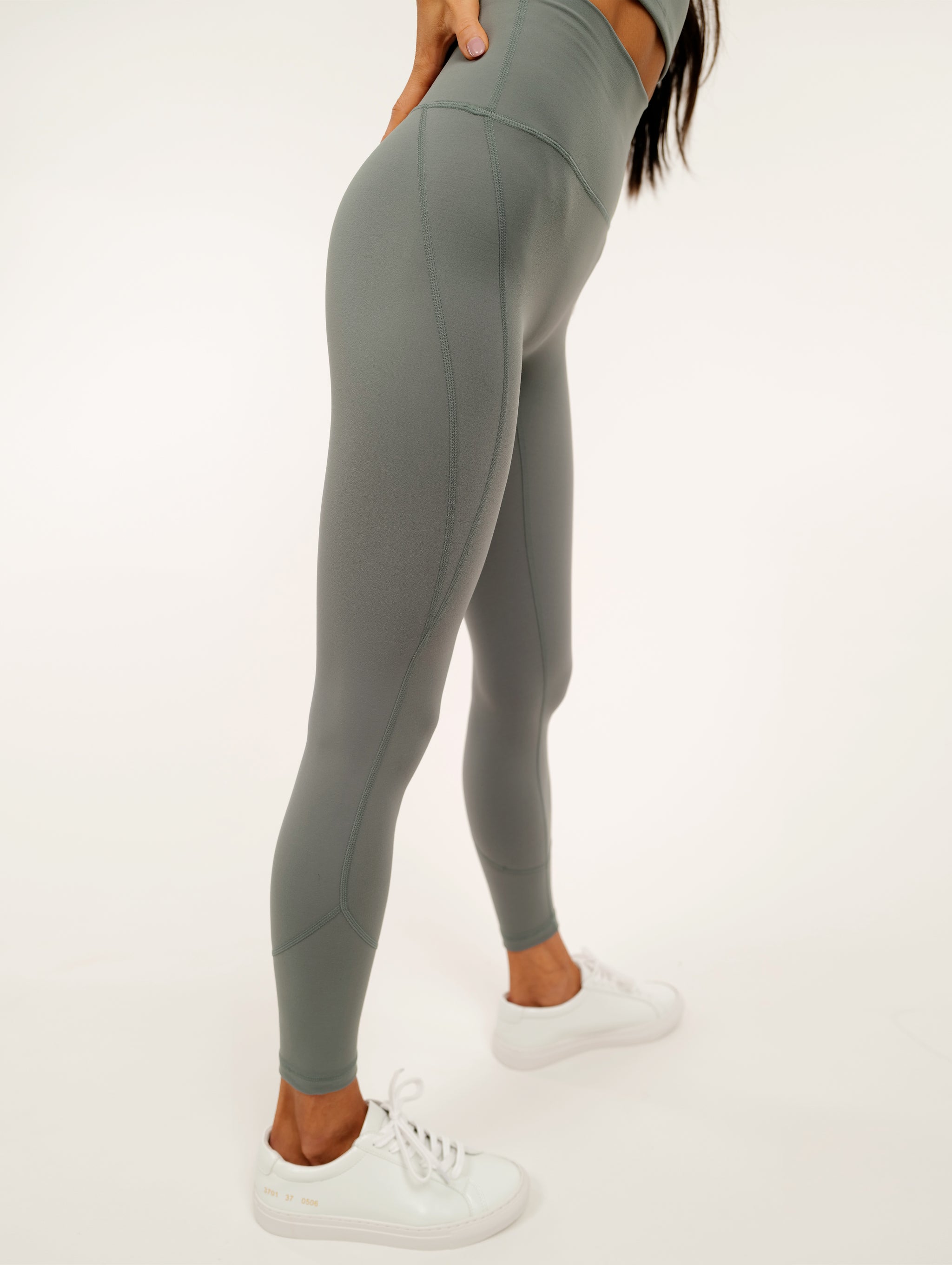 CozyTech Legging · Stone Green – SIVA ACTIVE