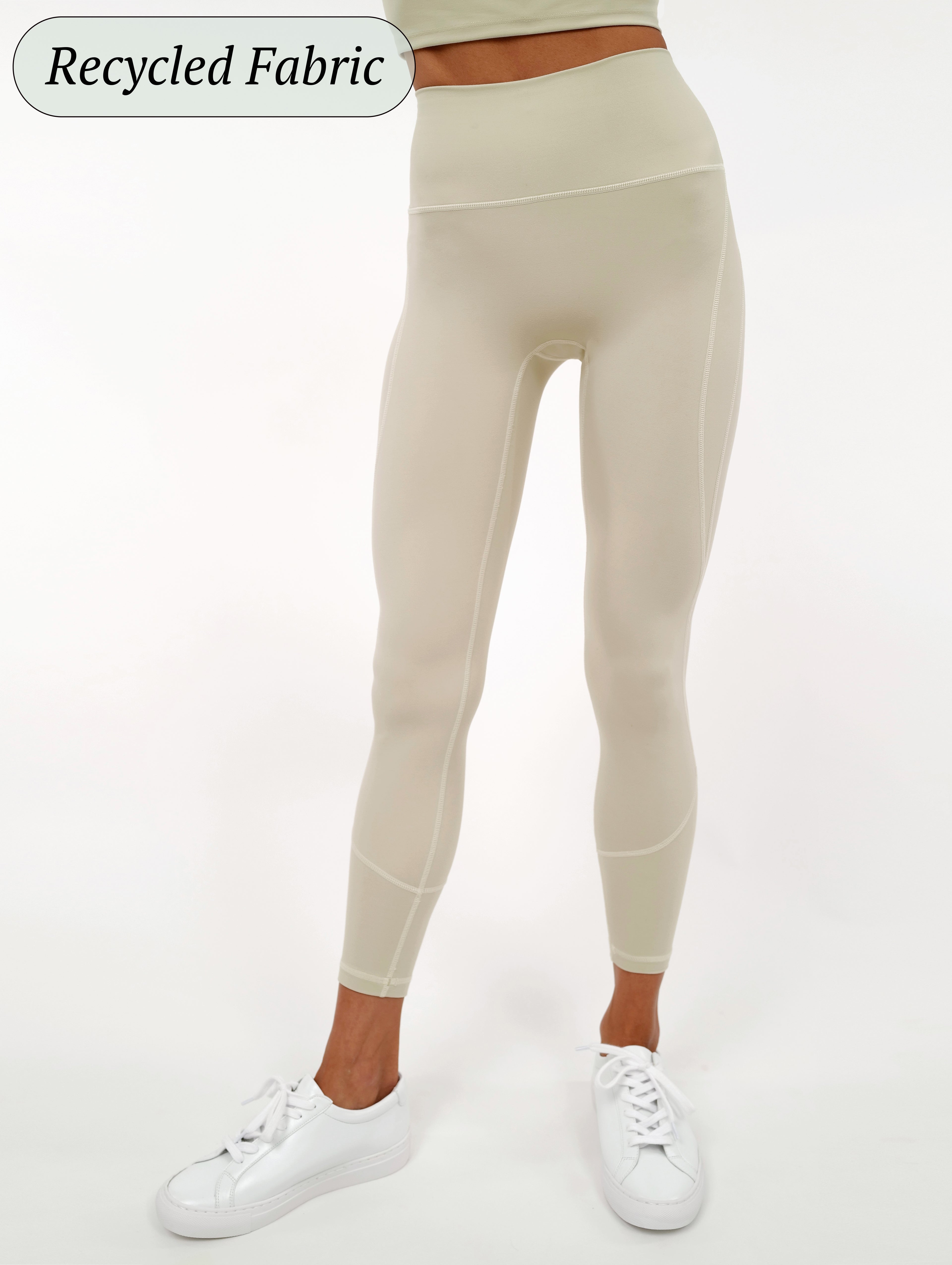 NEW Grey Yogini Style Yoga Legging Pants Built In Thong Panty Size XL  Regular